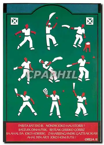 Cartes postales moderne Pareta Bat Ebo Bi Nondik Jojo Hau Etorri