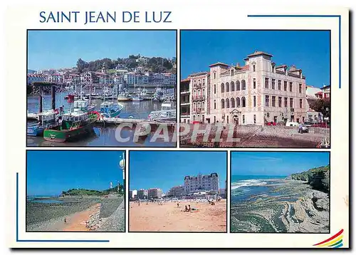 Moderne Karte Saint Jean de Luz