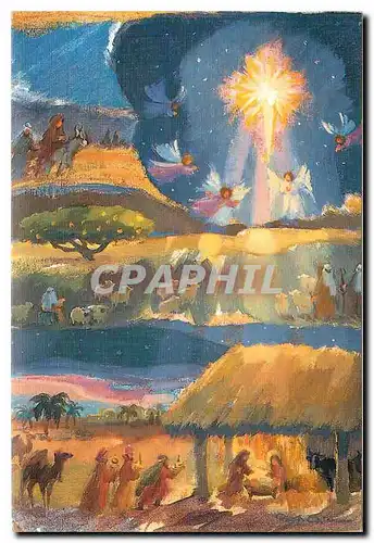 Cartes postales moderne Scenes de la Nativite