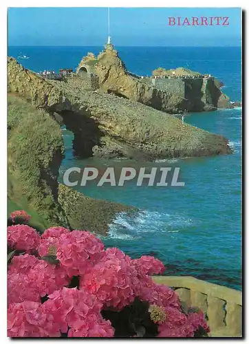 Cartes postales moderne Biarritz Rocher de la Vierge