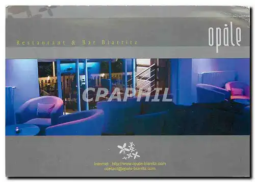 Cartes postales moderne Opale Restaurant Bar Biarritz