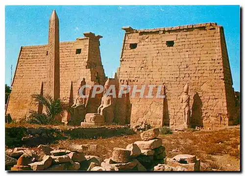 Cartes postales moderne Luxor Temple Great Pylon and Obelisk of Ramses II
