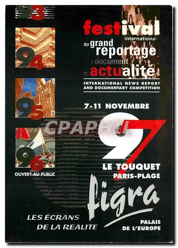 Cartes postales moderne Festival international du grand reportage