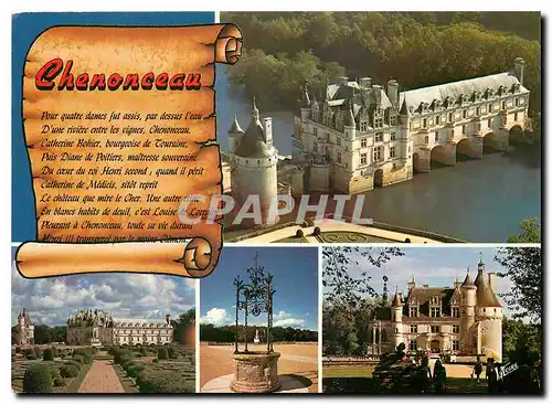 Cartes postales moderne Chenonceau Les Merveilles du Val de Loire Le Chateau de Chenonceau