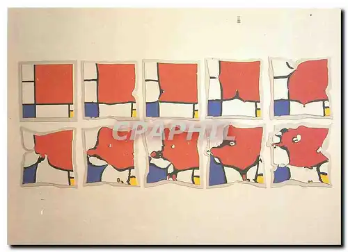 Cartes postales moderne Pol Bury Mondrian