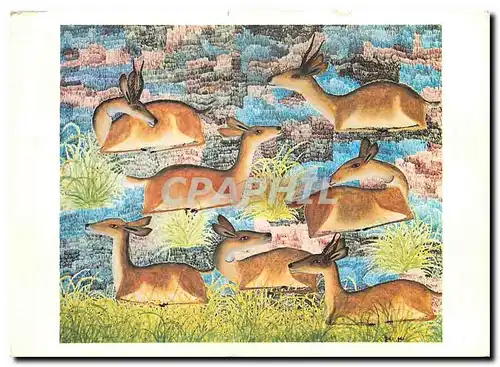 Cartes postales moderne Pili Pili Zaire Zaire Deer Les ruminants