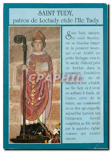 Cartes postales moderne Saint Tudy patron de Loctudy etde l'lle Tudy