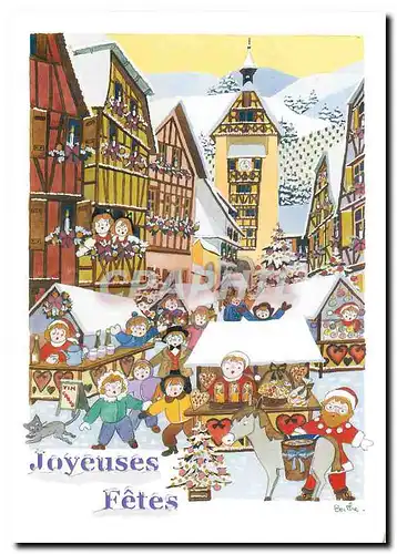 Cartes postales moderne Joyeuses Fetes