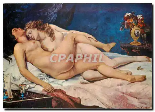 Moderne Karte Courbet Le Sommeil Musee du Petit Palais