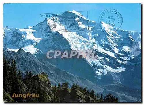 Cartes postales moderne Jungfrao Switzerland