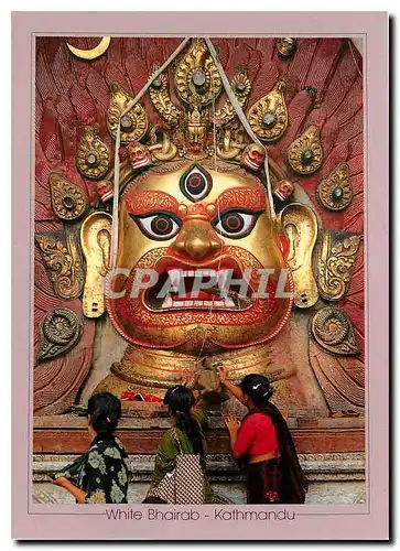 Cartes postales moderne White Bhairab Kathmandu