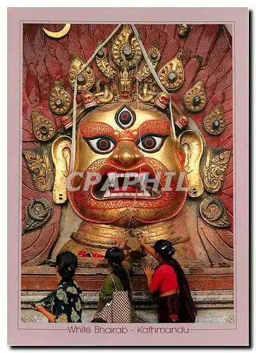 Moderne Karte White Bhairab Kathmandu