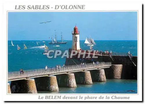 Moderne Karte Les Sables d'Olonne Vendee