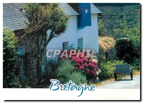 Moderne Karte Bretagne Couleurs de Bretagne