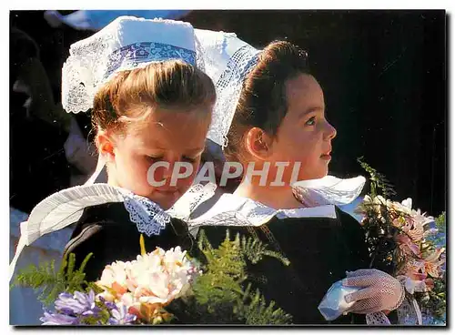 Moderne Karte La Bretagne Pittoresque Enfants du Pays de Fouesnant