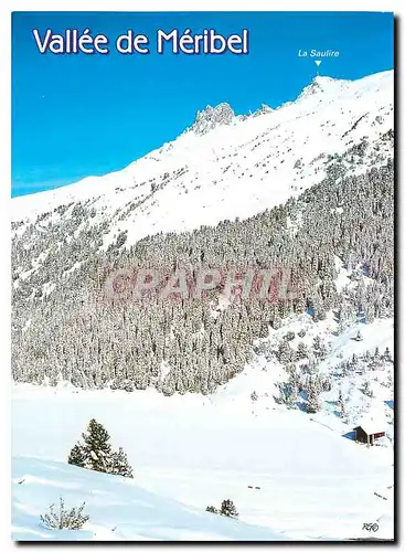 Moderne Karte En Tarentaise Savoie Vallee de Meribel