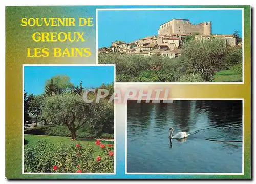 Moderne Karte Souvenir de Greoux Les Bains