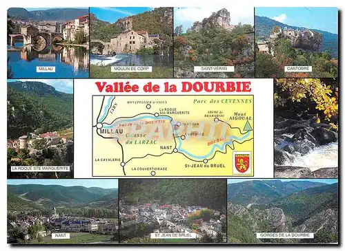 Cartes postales moderne Vallee de la Dourbie