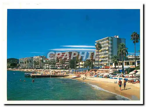 Cartes postales moderne Juan les Pins Alpes Maritimes Les plages de sable fin