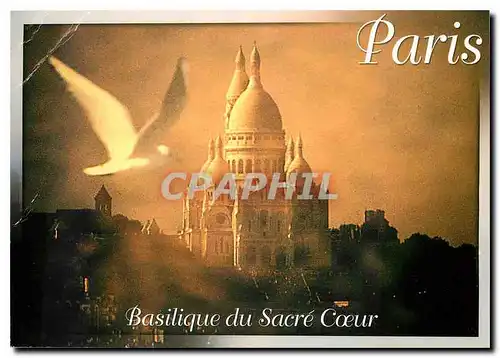 Cartes postales moderne Paris Basilique du Sacre Coeur