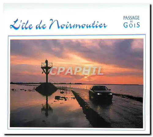 Cartes postales moderne L'ile de Noirmoutier Passage du Gois