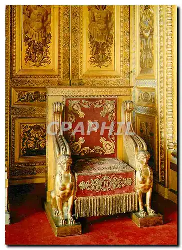 Cartes postales moderne Palais du Luxembourg Le trone de Napoleon