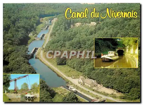 Cartes postales moderne Canal du Nivernais