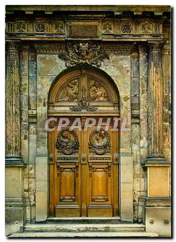 Moderne Karte Petit Luxembourg Portail d'Alphonse de Gisors au fond de l'ancienne Eglise des Filles du Calvair