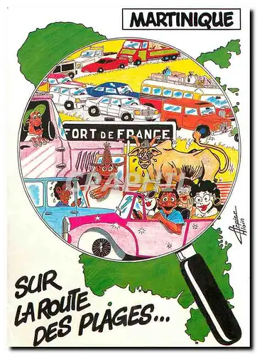 Cartes postales moderne Martinique sur La Route des Plages