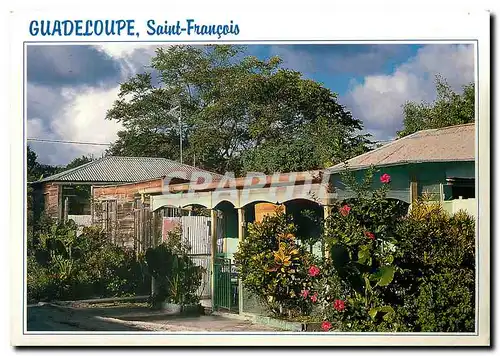 Moderne Karte Guadeloupe Saint Francois