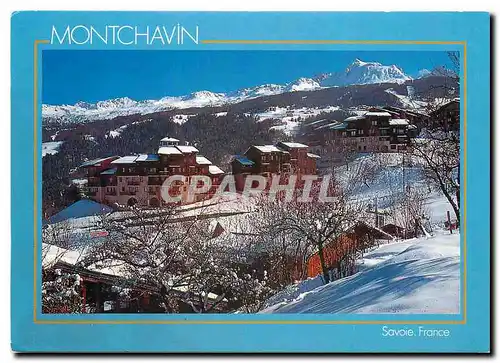 Cartes postales moderne Montchavin Savoie France