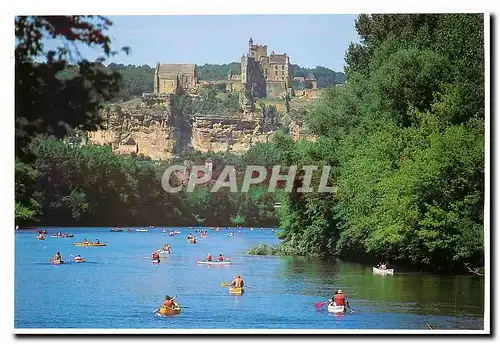 Moderne Karte Vallee de la Dordogne le Chateau de Beynac