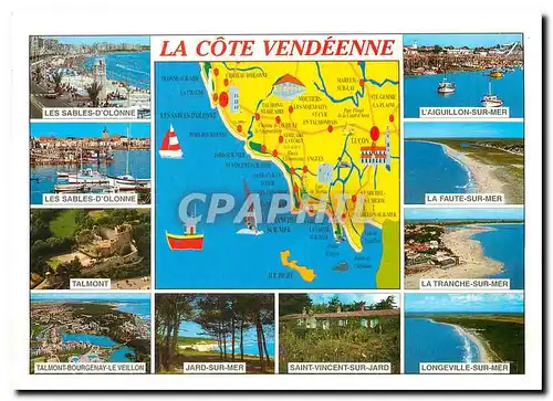 Cartes postales moderne La Cote Vendeenne
