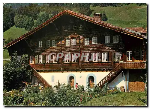 Moderne Karte Old Swiss Chalet
