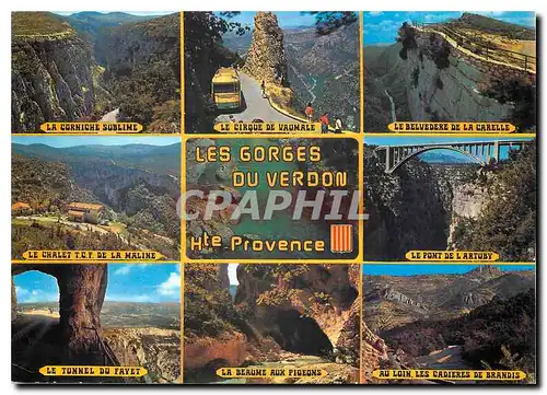 Cartes postales moderne Les Gorges du Verdon Hte Provence