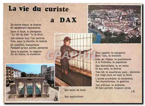 Cartes postales moderne La Vie du Curiste a Dax