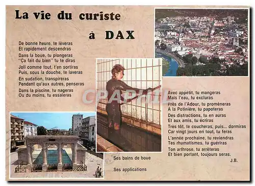 Moderne Karte La Vie du Curiste a Dax