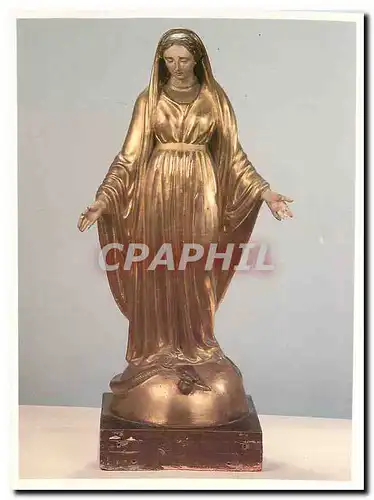 Cartes postales moderne Cathedrale Sainte marie d'Oloron Vierge en bois dore