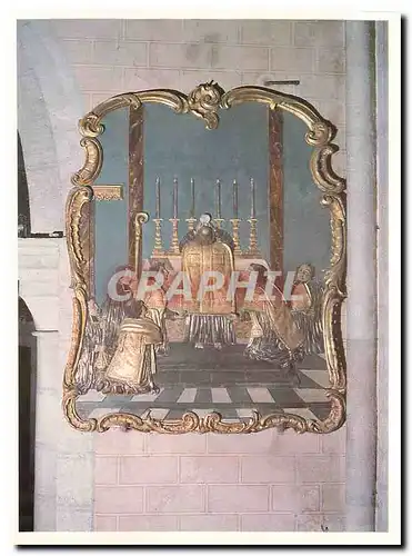 Cartes postales moderne Cathedrale Sainte marie d'Oloron Bois Dore Saint grat disant la messe