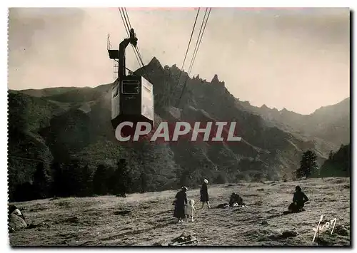 Cartes postales moderne Environs du Mont Dore P de D Le teleferique et le Sancy