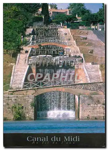 Moderne Karte Canal du Midi Au fil de l eau