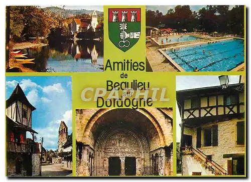 Cartes postales moderne Amities de Beaulieu sur Dordogne Correze