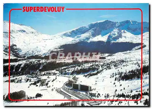 Moderne Karte Superdevoluy Hautes Alpes