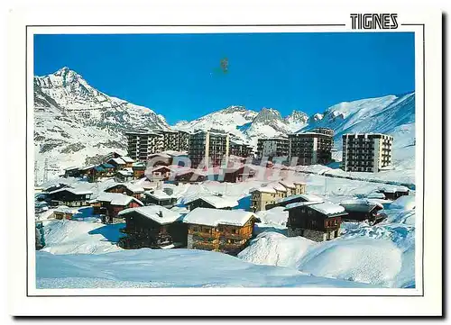 Moderne Karte Tignes Savoie France Le Lavachet