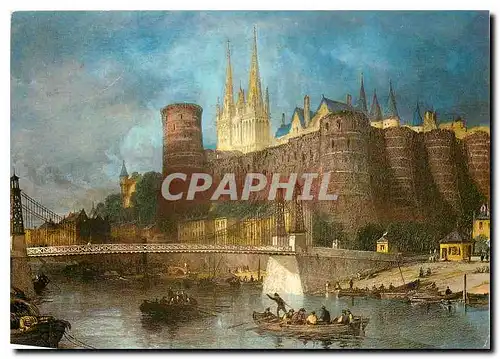 Cartes postales moderne Anjou et Touraine du Temps Jadis Angers vers le milieu du siecle