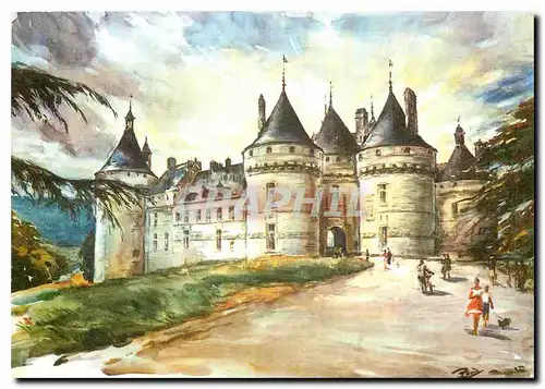 Moderne Karte Chateau de Chaumont