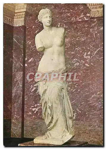 Cartes postales moderne Musee du Louvre Sculpture Grecque Venus