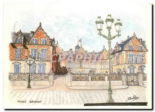 Moderne Karte Orleans Hotel Groslot