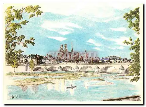 Cartes postales moderne Orleans La Loire