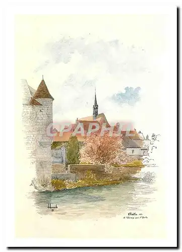 Cartes postales moderne Chablis Yonne Le Tamaris sous Saint Martin